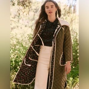 The Great: Reversible Quilted Jacket. Super cute! Size 1